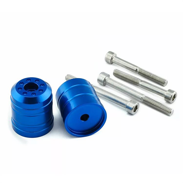 Contrappesi manubrio Suzuki TL 1000 R (98-02) ergal Blu Pro Bolt