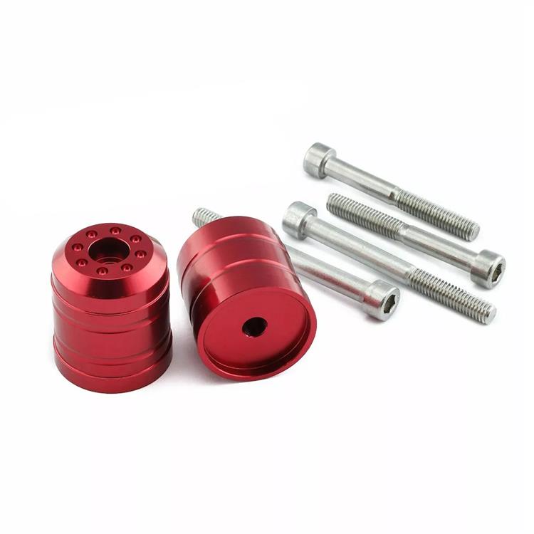 Contrappesi manubrio Suzuki TL 1000 R (98-02) ergal Rosso Pro Bolt