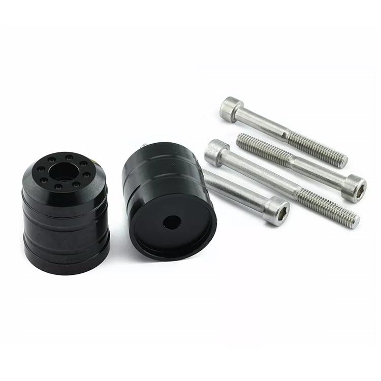 Contrappesi manubrio Suzuki TL 1000 S (97-01) ergal Nero Pro Bolt