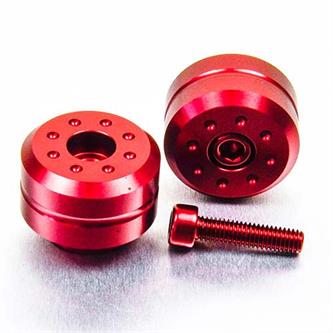 contrappesi manubrio triumph street triple 675 rx abs 15 16 ergal rosso pro bolt