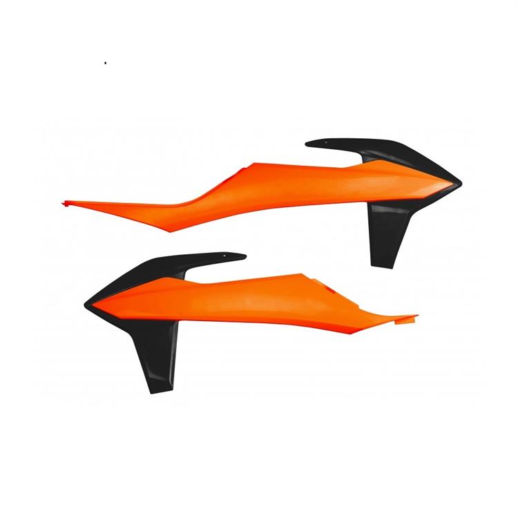 Convogliatori radiatore KTM 125 SX (19-22) arancioni e neri