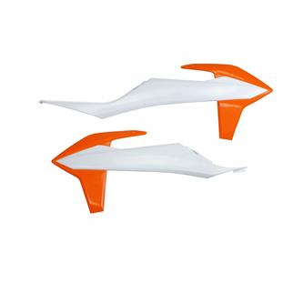 convogliatori radiatore ktm 250 sx f 19 bianchi e arancioni