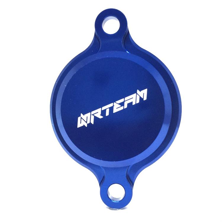 Coperchio filtro olio Fantic 450 XEF (2022-2024) blu - NRTeam