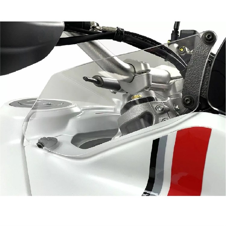Coppia Deflettori Aria Laterali WRS Ducati Desert X 950 ABS (2022-2024) Trasparente