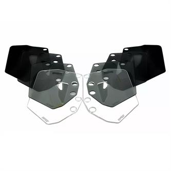 coppia deflettori maggiorati wrs bmw r 1300 gs abs triple black 24 trasparente