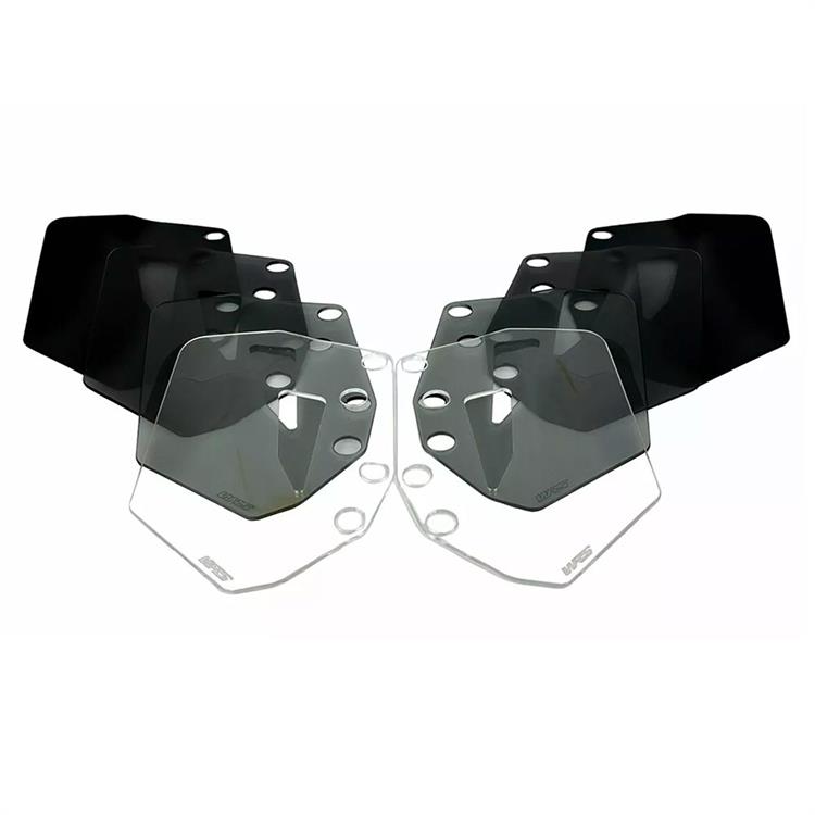 Coppia Deflettori Maggiorati WRS BMW R 1300 GS ABS Triple Black (24) Trasparente
