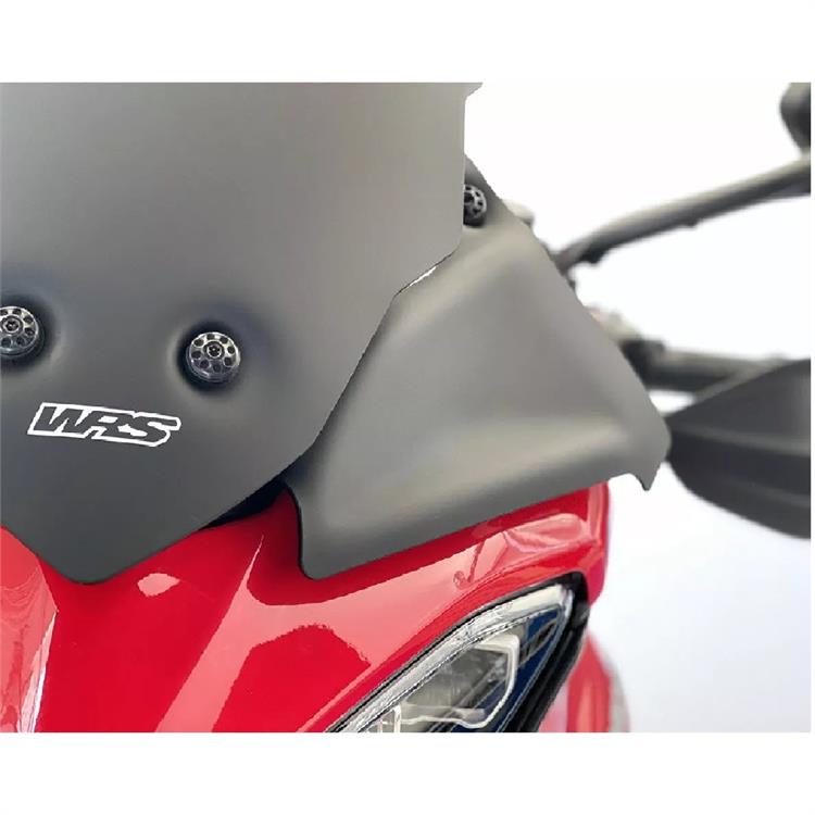 Coppia Deflettori WRS Ducati Multistrada V4 1200 ABS Pikes Peak (22-24) Nero Opaco