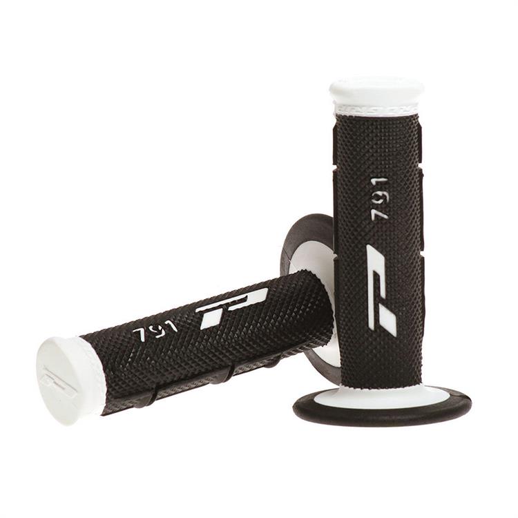 Coppia manopole Pro Grip 791 - Bianco Nero