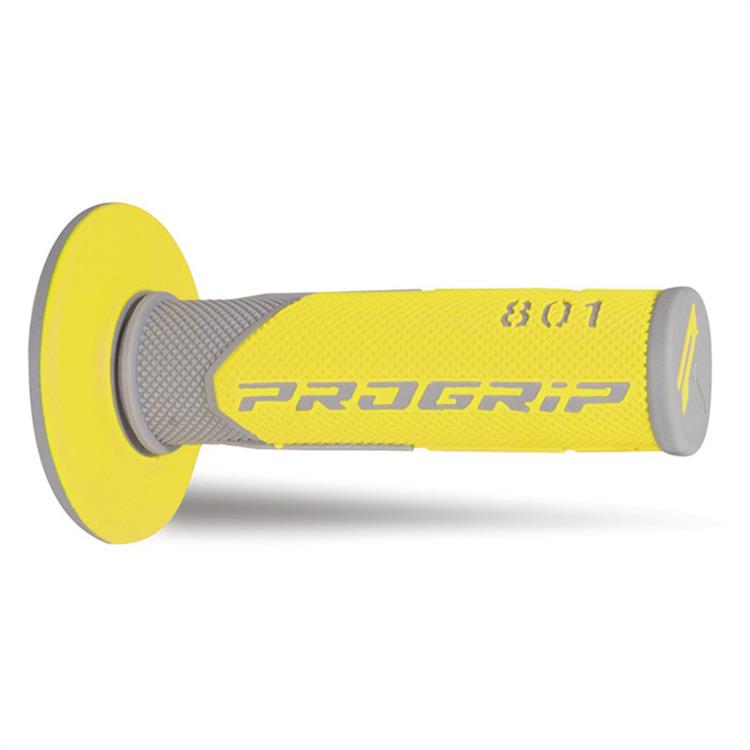 Coppia manopole Pro Grip 801 - Grigio Giallo