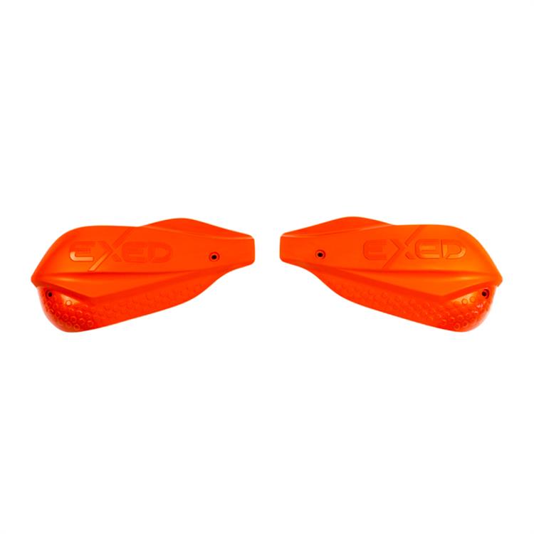 Coppia paramani chiusi Exed per manubrio 28.6 mm arancioni