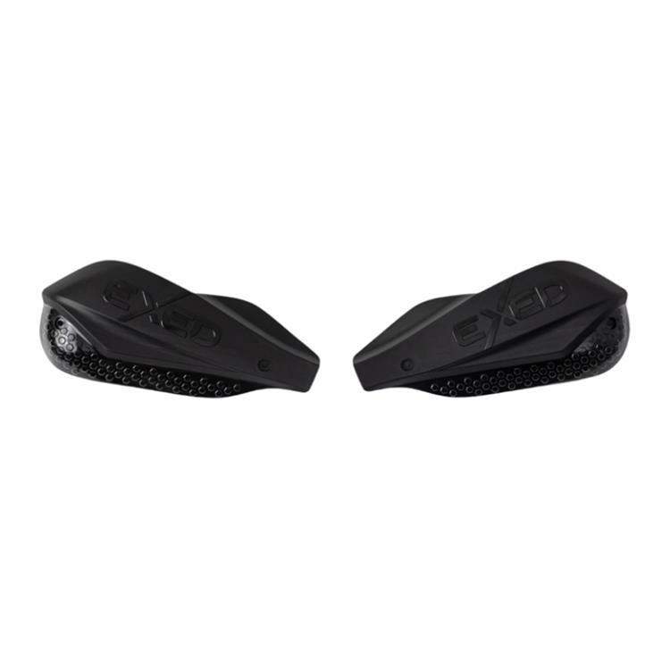Coppia paramani chiusi Exed per manubrio 28.6 mm neri
