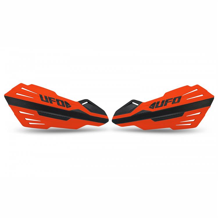 Coppia paramani UFO FERITOIE per attacchi OEM Husqvarna/KTM Arancione fluo