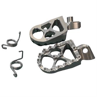 coppia pedane in ergal beta rr 498 12 14 grigie