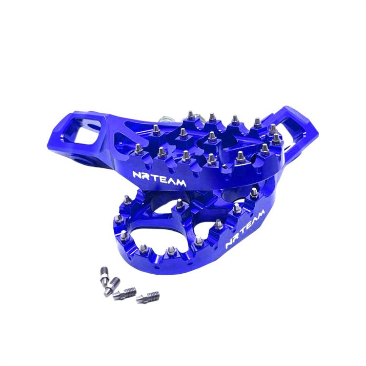 Coppia pedane in ergal Husqvarna 350 FE (2024-2026) Blu