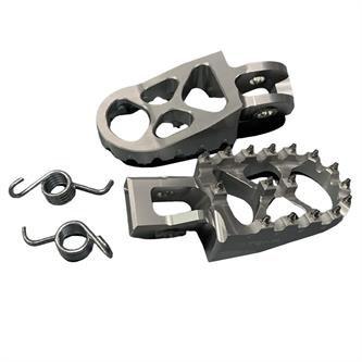 coppia pedane in ergal husqvarna 450 fc 16 19 grigie