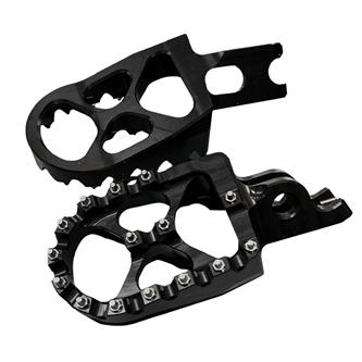 coppia pedane in ergal kawasaki kx 250 f 07 19 nere
