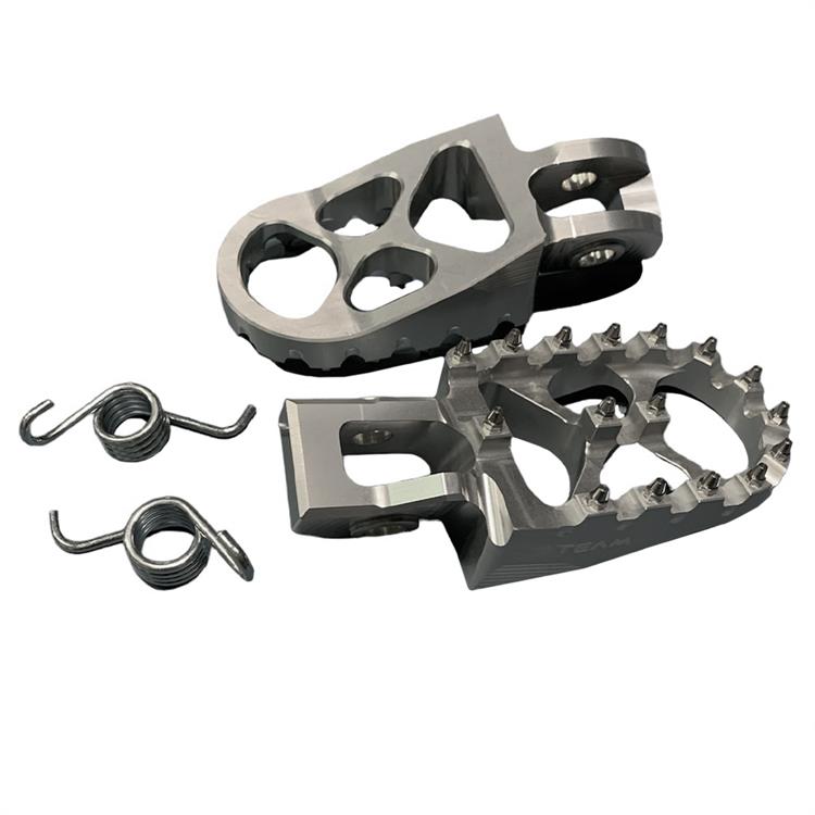Coppia pedane in ergal KTM 150 SX (16-22) Grigio