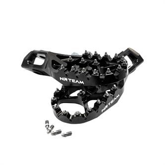 coppia pedane in ergal ktm 450 exc f 24 25 nere