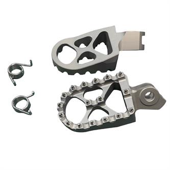 coppia pedane in ergal suzuki rmz 450 08 18 grigie