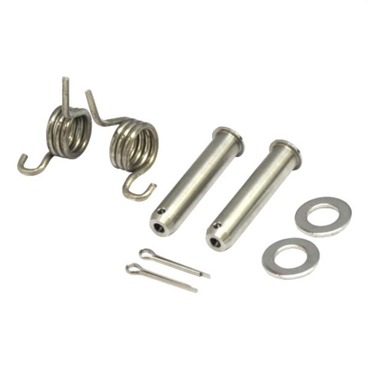 Coppia perni pedane Honda CR 250 (02-07) + molle NRTeam