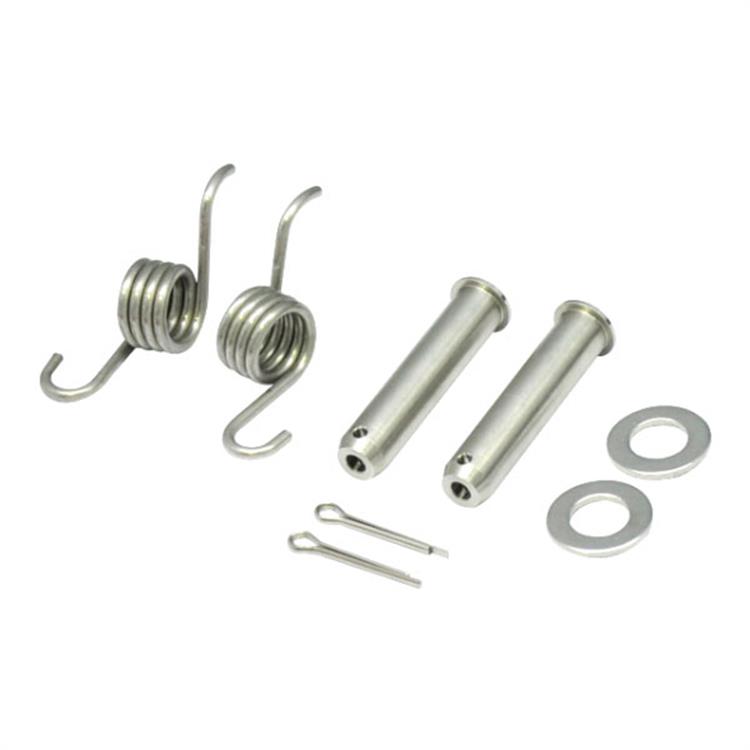 Coppia perni pedane Husqvarna 250 TE (2017-2023) + molle NRTeam