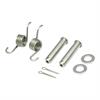 Coppia perni pedane KTM 125 SX (16-22) + molle NRTeam in Telaio
