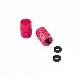 coppia tappi valvola kawasaki ninja 650 abs urban 22 23 rosso pro bolt