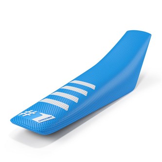 coprisella universale onegripper ribbed azzurro e bianco