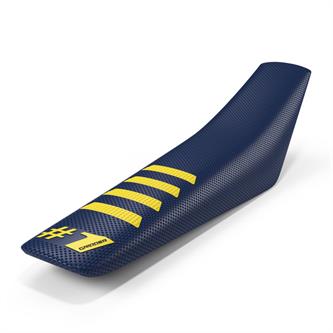 coprisella universale onegripper ribbed blu scuro e giallo