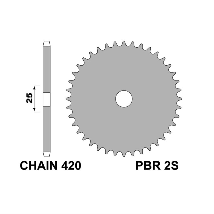 Corona acciaio 420 Z38 semilavorata