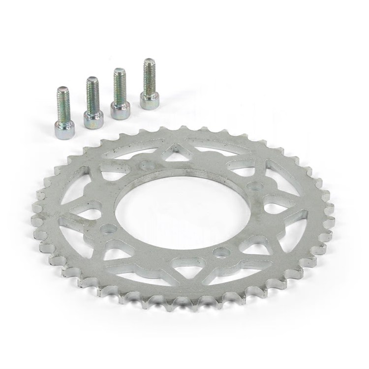 Corona acciaio 420 Z41 4 fori Argento