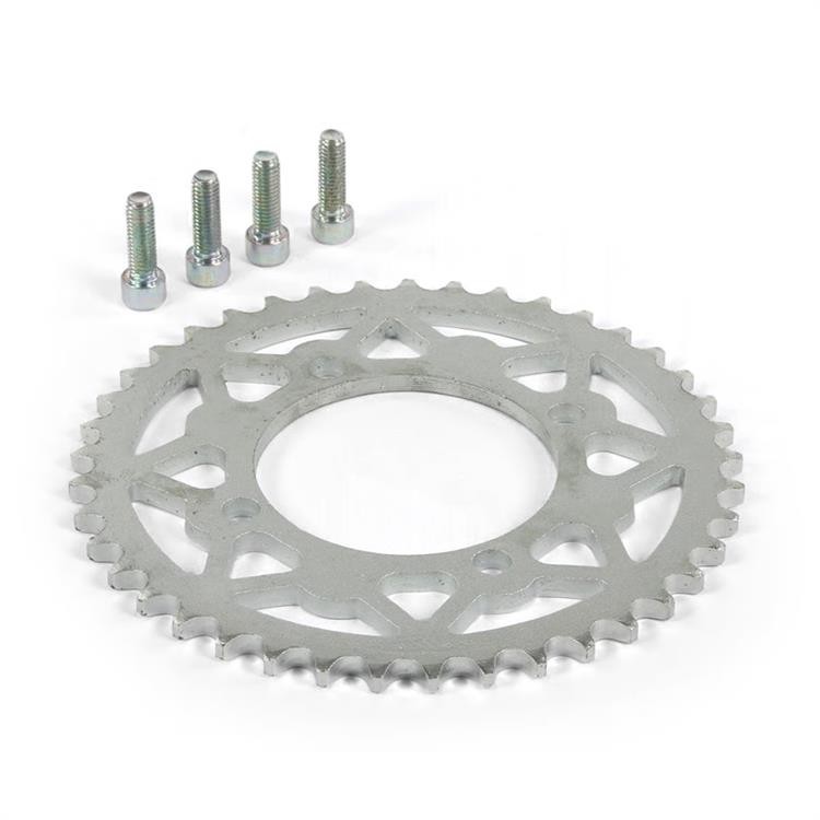 Corona acciaio 420 Z41 4 fori Argento