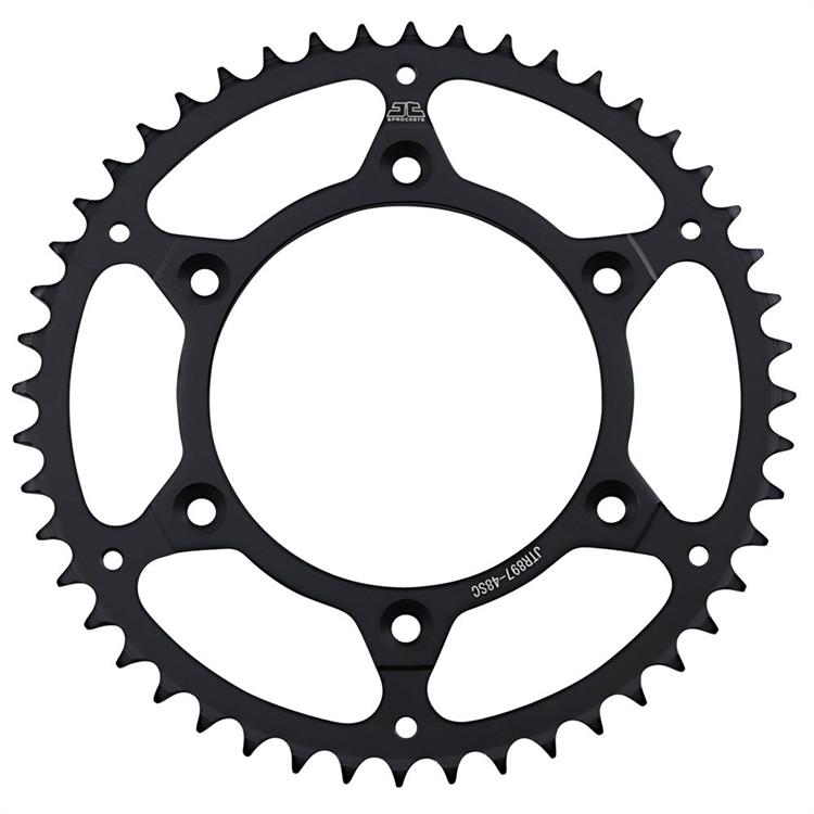 Corona JT acciaio KTM 530 EXC-F (2008-2011) 48 denti scaricata