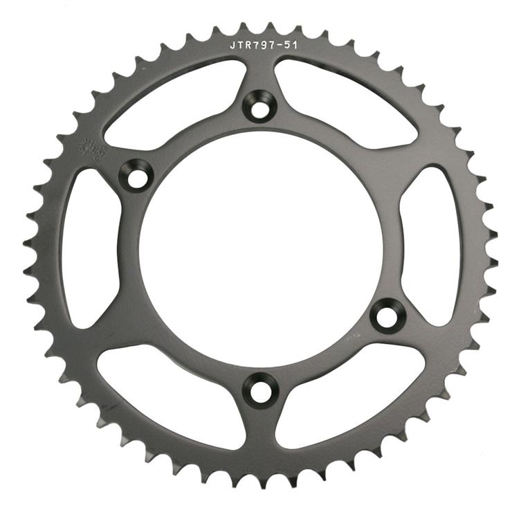 Corona JT acciaio Suzuki DR Z 125 L Large Wheel (03-25) 51 denti