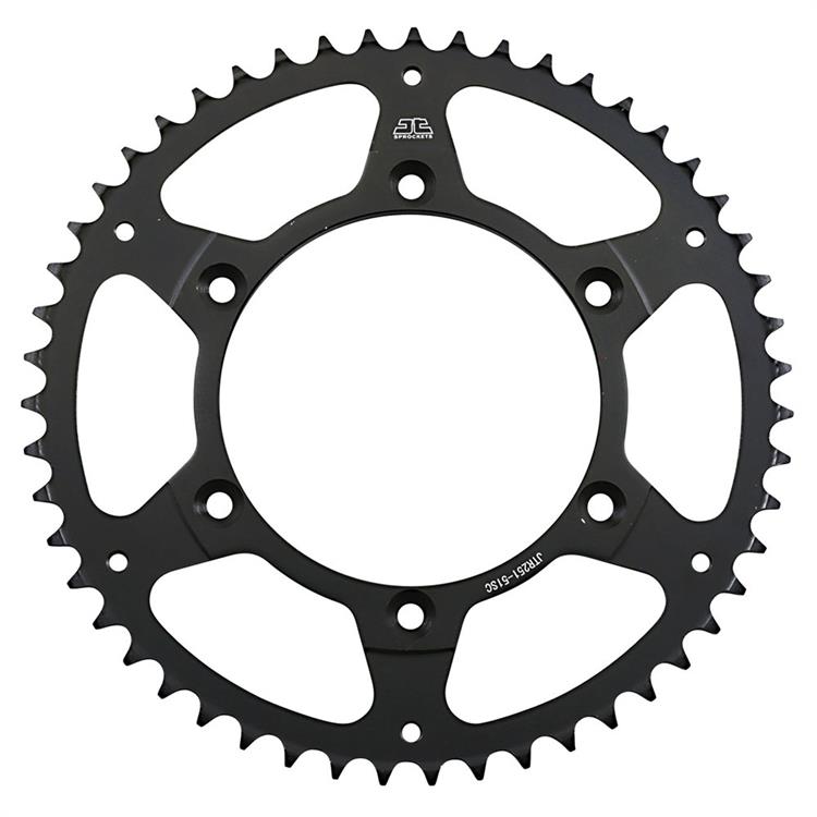 Corona JT acciaio Yamaha WR 250 F (01-22) 51 denti