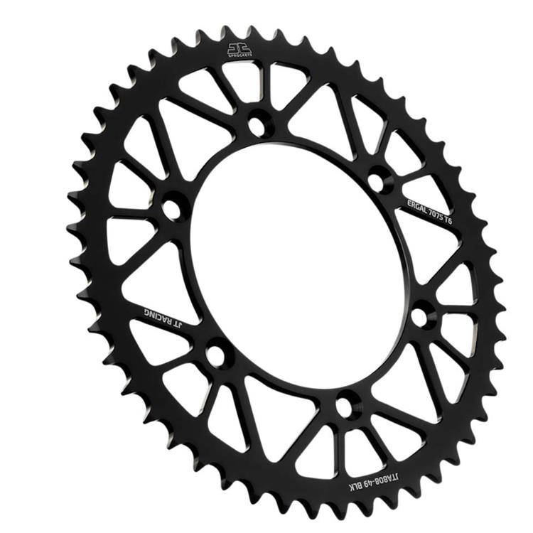 Corona JT ergal Suzuki RM 125 (89-12) 49 denti nera