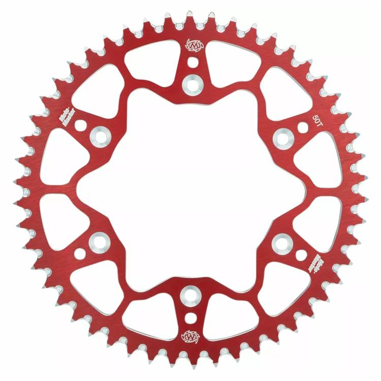 Corona Moto Master ergal Beta RR 498 (12) 48 denti rossa
