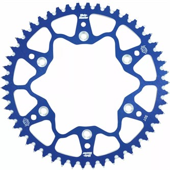corona moto master ergal fantic 250 xx 22 25 51 denti blu