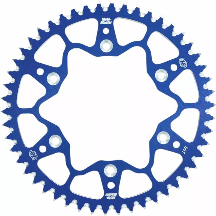 Corona Moto Master ergal TM EN/MX 450 F (02-24) 50 denti Blu