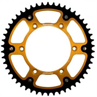 corona supersprox suzuki rmz 450 05 23 50 denti oro nera