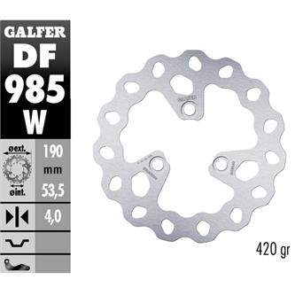 disco freno 190 mm galfer 3f