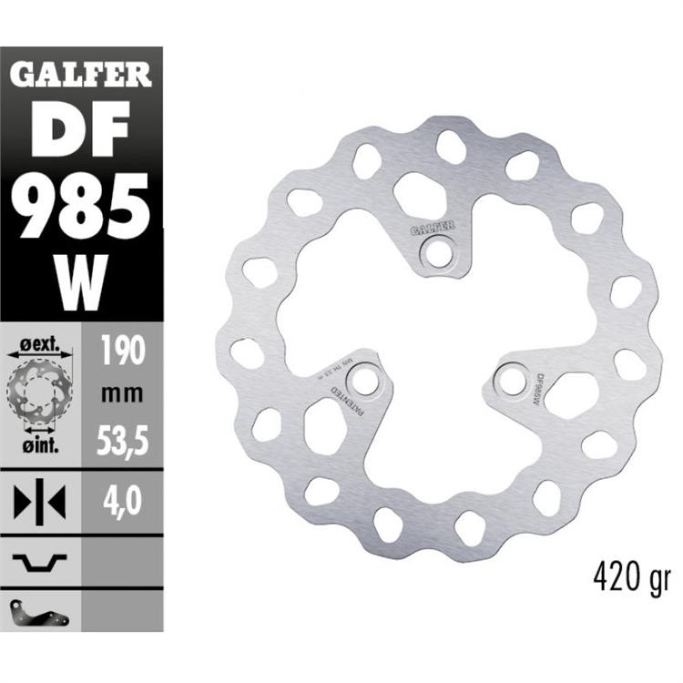 Disco Freno 190 mm Galfer 3F
