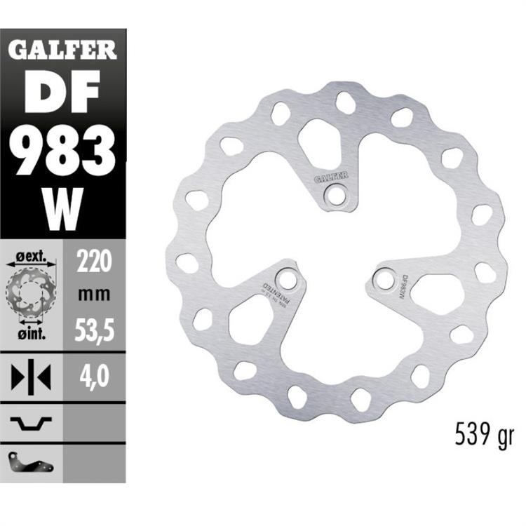 Disco Freno 220 mm Galfer 3F