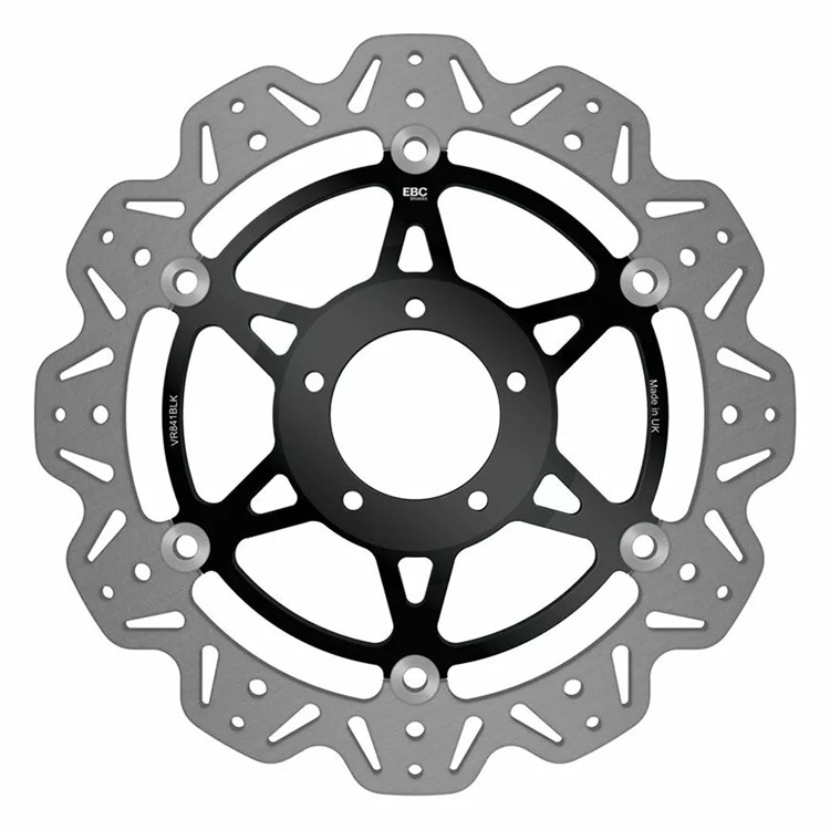 Disco Freno EBC Flottante Margherita Nero Ducati Diavel 1200 ABS Cromo (2012-2013) Anteriore