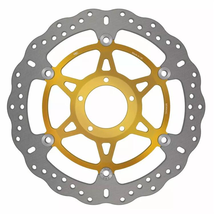 Disco Freno EBC Flottante Margherita Oro Ducati Panigale V4 1100 S ABS Bagnaia #63 (22) Anteriore