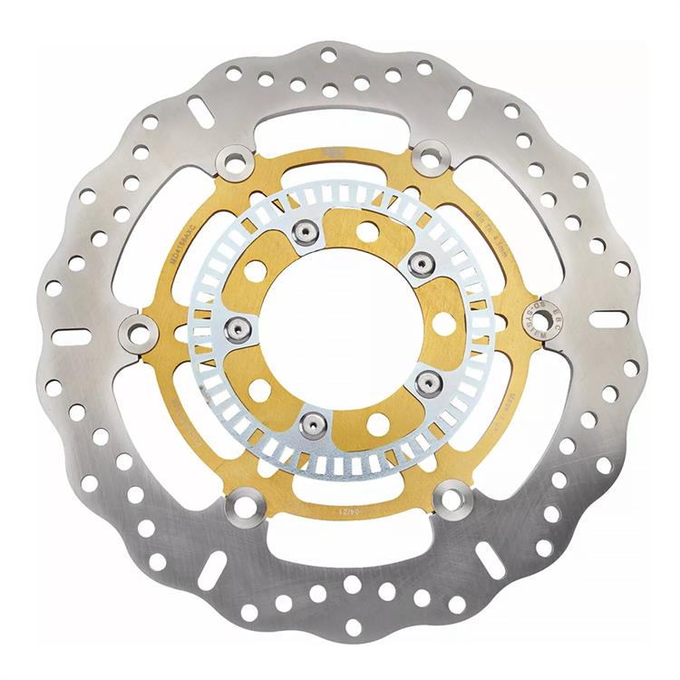 Disco Freno EBC Flottante Margherita Oro Kawasaki ER 6N 650 ABS (2006-2016) Anteriore Sinistro