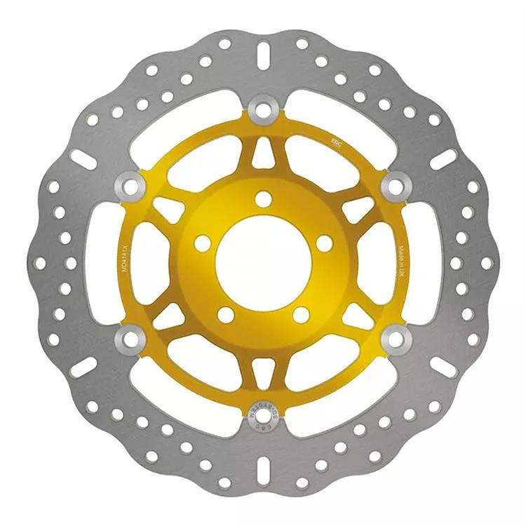 Disco Freno EBC Flottante Margherita Oro Kawasaki ZR 7 (1999-2004) Anteriore