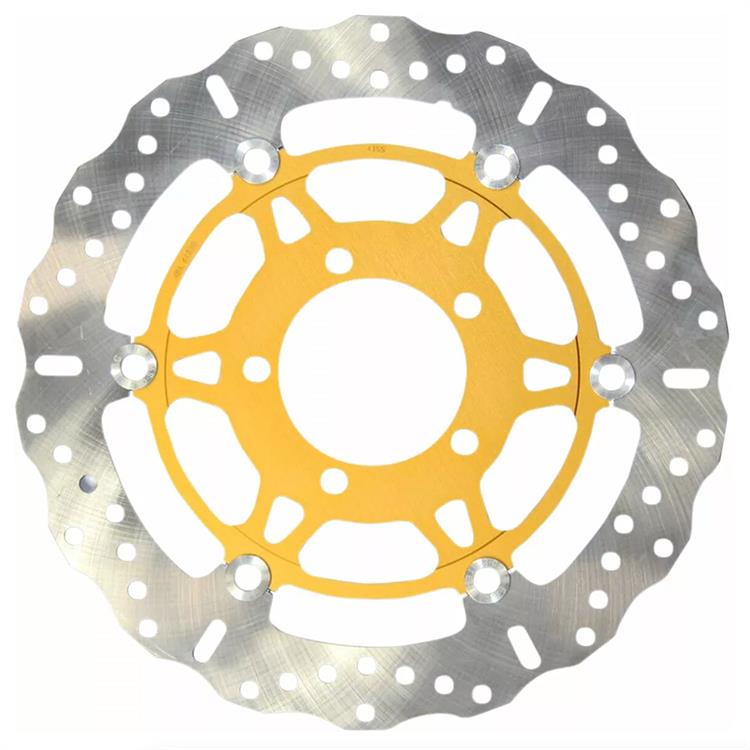Disco Freno EBC Flottante Margherita Oro Kawasaki ZX 6 R 636 ABS Ninja (2013-2023) Anteriore