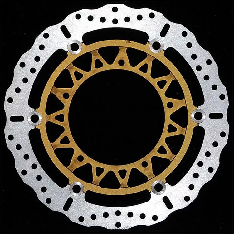 Disco Freno EBC Flottante Margherita Oro Yamaha YZF R1 1000 GP WGP 50th Anniversary (2012) Anteriore