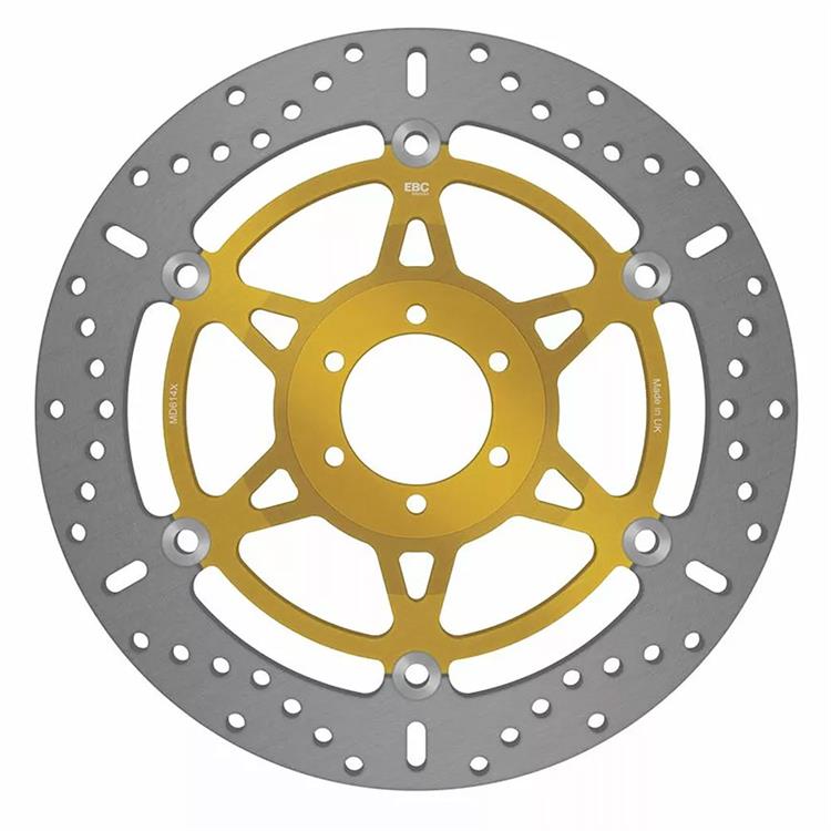 Disco Freno EBC Flottante Tondo Oro Cagiva Mito 125 II Lucky Explorer (1992-1994) Antertiore Destro